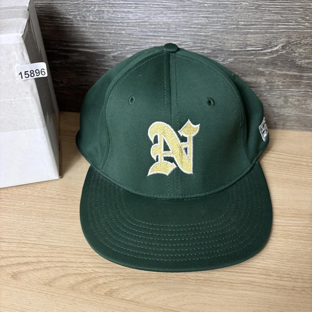 Notre Dame Fighting Irish Hat‎ Cap Fitted Medium Green Baseball The Game